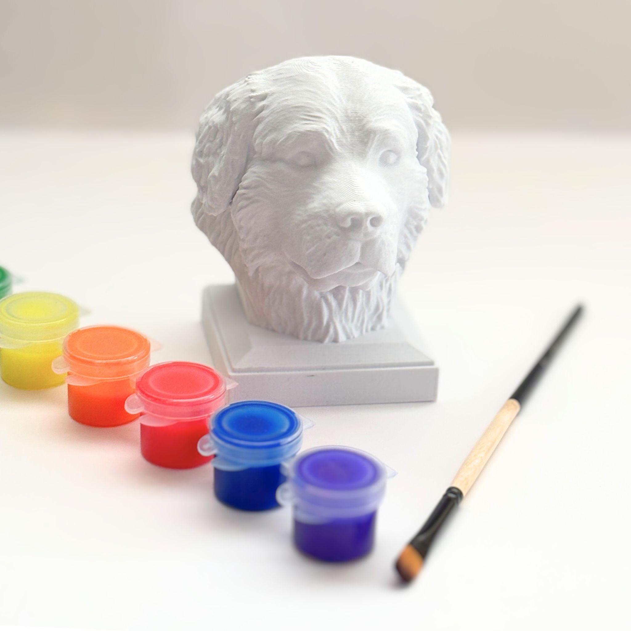 Paint Your Pup – DIY Dog Bust Art Kit for Kids
